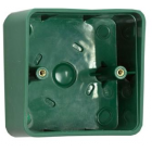 RGL Electronics PBBSHR-GN Hooded Back Box Surface Mounted In Green